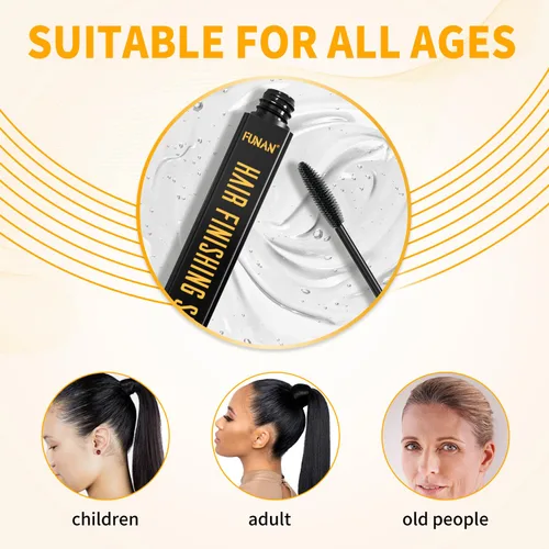 Vista 7 de FUNAN Barra de Acabado para el Cabello, Stick para Cabello con Frizz, Crema para Cabello Quebradizo Pequeño, No Grasoso y No Pegajoso Negro