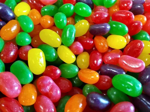 Vista 7 de Gomitas de frutas surtidas de 1 libra a granel Jumbo Extra Grande Chewy