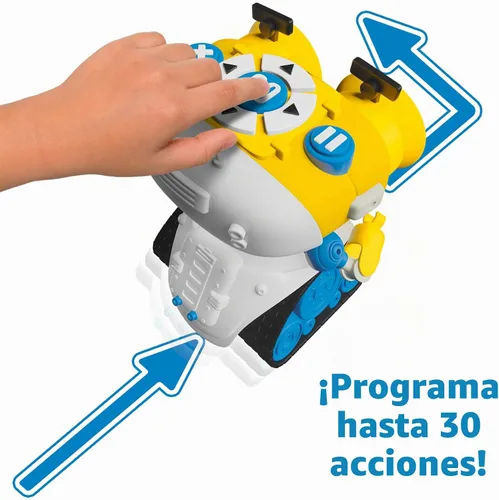 Vista 5 de Thames & Kosmos Andy: The Code & Play Robot Kit de codificación y robótica sin pantalla para mayores de 4 años Robot preconstruido con botones