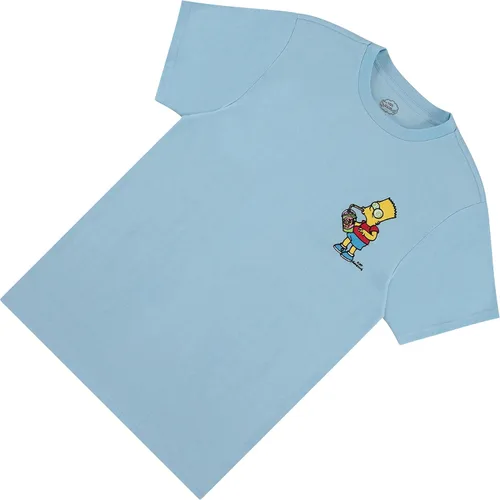 Vista 6 de The Simpsons Camiseta clásica de Bart Simpson Homer, Bart, Lisa Tee Tie Dye para hombre