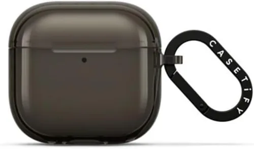 Vista 34 de CASETiFY Impact Airpods Pro (3ª) - Funda con anillo, color negro