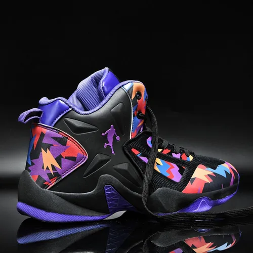 Vista 3 de Ucilxi Nuevos zapatos de baloncesto de moda tejida voladora