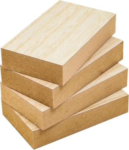 Vista 10 de Bright Creations Bloques de madera – Tablas de madera para manualidades y proyectos de tablero de MDF – Bloques de tallado y superficie de pintura