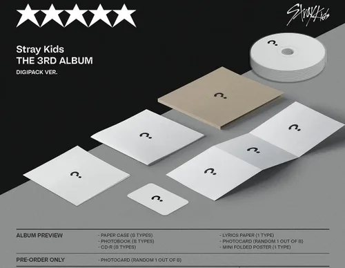 Vista 2 de Stray Kids 5-STAR 3er álbum completo DIGIPACK Ver (SEUNGMIN)
