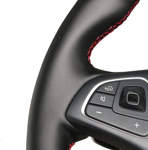 Vista 3 de MEWANT Funda para volante de automóvil para Mercedes-Benz Clase C (W205)/Clase CLA C117 X156 / Clase CLS C218 X166 / Clase E W213 X253 / Metris