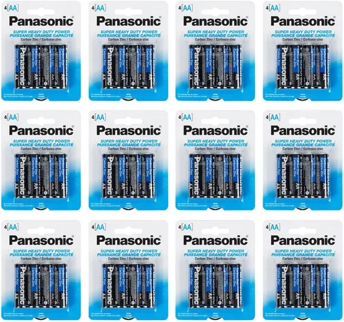 Vista 2 de Panasonic 12 baterías D resistentes