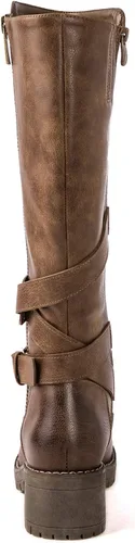 Vista 5 de GLOBALWIN Women's Chunky Low Heels Boots Knee High Boots For Women
