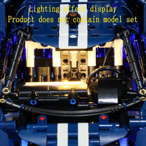 Vista 7 de GEAMENT Kit de luces LED compatible con Lego 2022 Ford GT – para Technic 42154 (juego de modelos no incluidos)