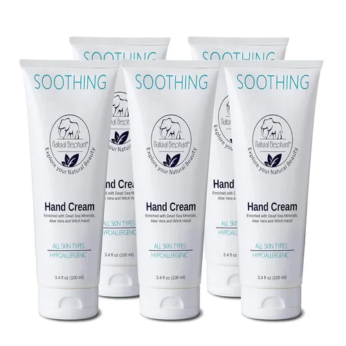 Vista 8 de Natural Elephant Crema de manos calmante con minerales del Mar Muerto 3.4 fl oz (3.4 fl oz)