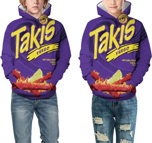 Vista 6 de Boy's Hoodie with Pocket 3D Printed Teens Pullover Unisex Sweatshirt Hoodie