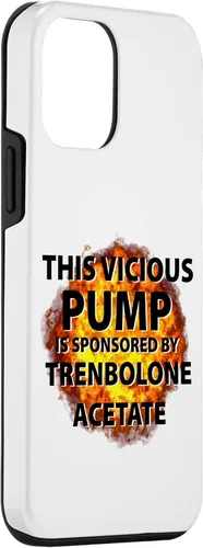 Vista 3 de iPhone 12 mini Funny Vicious Pump Is Sponsored By Tren Trenbolone Acetate Case