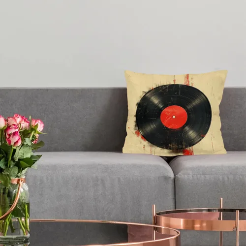 Vista 4 de Fundas de almohada retro de 16 x 16 pulgadas, fundas de almohada decorativas cuadradas para sofá, dormitorio, sala de estar, casa de campo