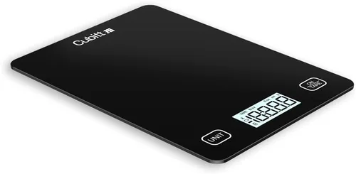Vista 3 de Cubitt Báscula de cocina inteligente, báscula de alimentos Bluetooth con aplicación, color negro