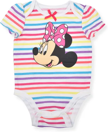 Vista 5 de Disney Minnie Mouse Fabulous - Paquete de 5 mamelucos para niñas recién nacidas, bebés y bebés