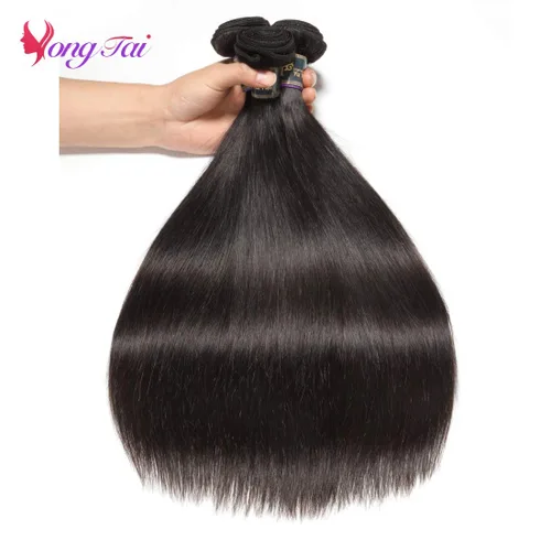 Vista 3 de Extensiones de cabello, liso, malasio, calidad 9A