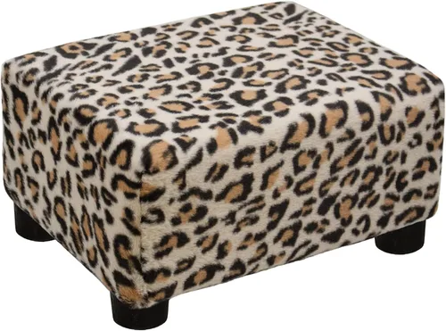 Vista 12 de CAROLMADE Taburete Pequeño Otomana Reposapiés con Patas Bajo el Escritorio Reposapiés para Sala de Estar, Dormitorio y Oficina, Negro