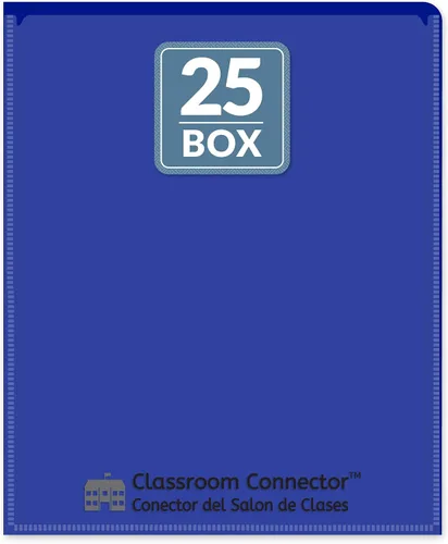Vista 23 de C-Line Carpetas de conector de aula, escuela/hogar, paquete de 6 (32010)