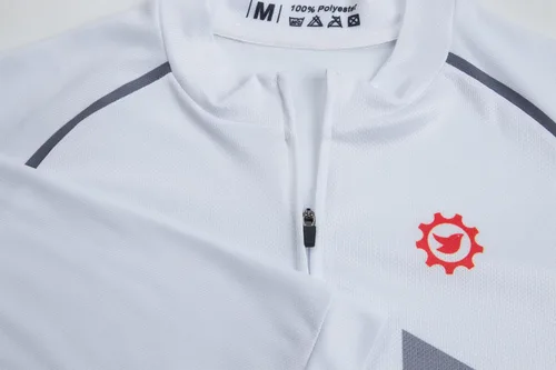 Vista 4 de GCRFL Camiseta de ciclismo de manga larga para hombre, con bolsillo de cremallera 3+1, transpirable, de secado rápido