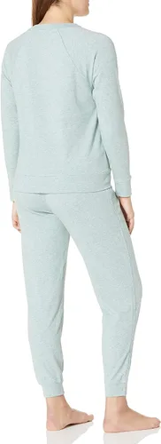 Vista 4 de Karen Neuburger Conjunto de sudadera de manga larga para mujer con pantalón deportivo