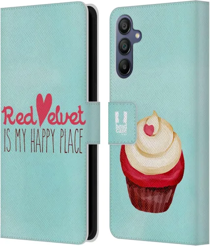Vista 207 de Head Case Designs Assortment Cupcakes Happiness Leather Wallet Case Compatible with Samsung Galaxy A07 4G Surtido