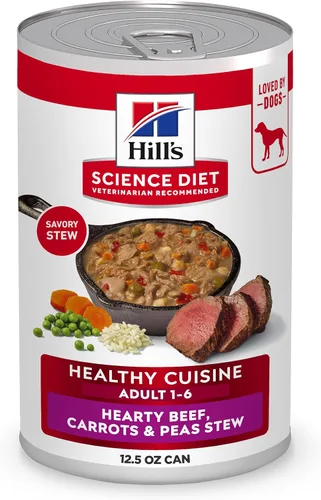 Vista 13 de Comida enlatada guisada dietética para perros Hill's Science, 12.5 onzas, paquete de 12, Adulto