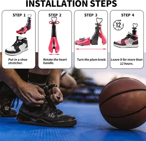 Vista 5 de Parts3A Estirador de zapatos, nuevo estirador de botas para mujeres y hombres, elástico en 4 direcciones, para dar forma al interior del zapato.