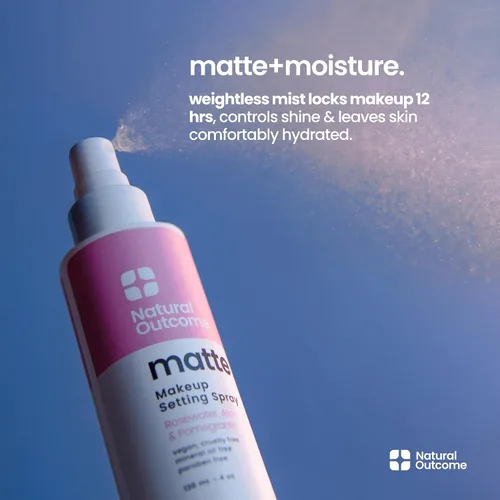 Vista 2 de Spray fijador de maquillaje mate El bloqueo matificante en la niebla de maquillaje se mantiene fresco todo el día Añade brillo a tu look