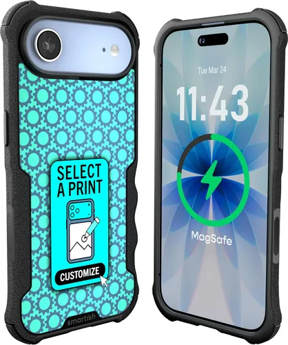 Vista 70 de Smartish Funda para iPhone 12 Pro Max Armor - Gripzilla [resistente + protectora] Funda de agarre delgada y resistente - Black Tie Affair