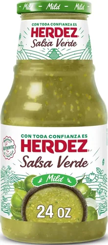 Vista 10 de HERDEZ Salsa Verde, Mild, jarra de 68 oz Salsa de tomatillo verde picante para tacos, enchiladas y salsas