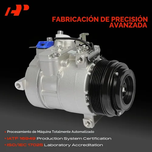 Vista 3 de A-Premium Compresor de aire acondicionado AC con embrague