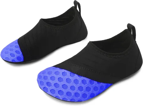 Vista 2 de JIASUQI - Zapatos deportivos acuáticos de verano para niños y niñas, calcetines acuáticos para ir a la playa y la piscina