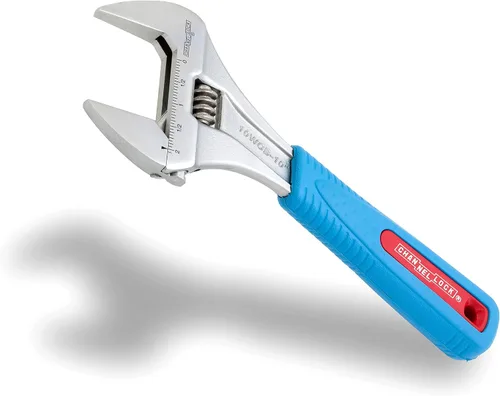 Vista 2 de Channellock 10WCB - Llave ajustable CODE BLUE WideAzz de 10 pulgadas, capacidad de mordaza de boca ancha de 2 pulgadas, empuñaduras precisas