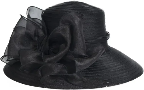 Vista 3 de VECRY Sombrero de Derby de boda para bautizo de iglesia elegante para mujer