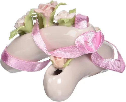 Vista 2 de Cosmos 96455 - Estatuilla de ballet de porcelana fina, 2 pulgadas, color rosa