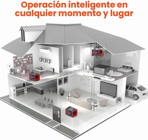 Vista 8 de Abestorm - Deshumidificador Energy Star de 120 pintas con manguera de drenaje para espacio de arrastre Rojo