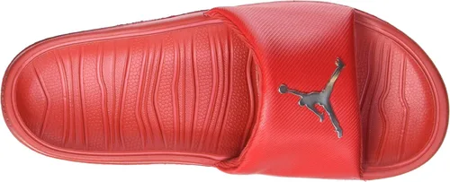 Vista 5 de Nike Jordan Break Slide para hombre University RojoPlateado Metálico