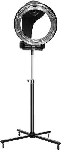 Vista 8 de Secador de pelo infrarrojo orbitante 3 en 1, vaporizador profesional de salón con altura ajustable de 55.12 a 64.96 pulgadas, pantalla digital y 4