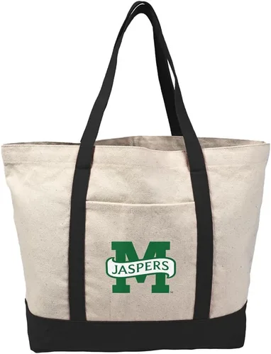 Vista 304 de Campus Lab Bolsa de lona con logotipo primario colegiado con bolsillo externo, bolsa de hombro reutilizable para ir de compras, playa Águilas A&m