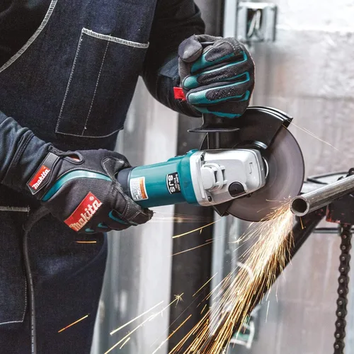 Vista 7 de Makita 9566CV SJS - Amoladora angular de alta potencia de corteapagado