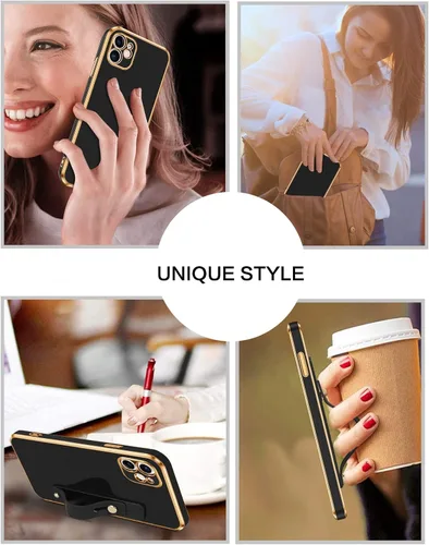 Vista 7 de VENINGO Funda para iPhone 11, fundas para iPhone 11, TPU suave de ajuste delgado, con pulsera ajustable, resistente a los arañazos, a prueba