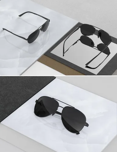 Vista 3 de LUENX - Lentes de sol polarizadas con protección UV 400 para hombre y mujer, incluye funda
