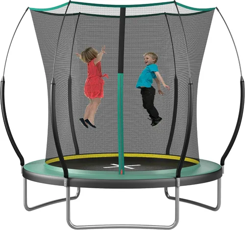 Vista 8 de 1400LBS 6FT 8FT 10FT 12FT 14FT Springless Trampolines for Kids and Adults, ASTM Approved Outdoor Trampoline with Enclosure Net, Backyard Trampoline