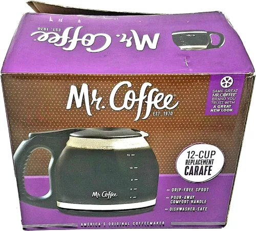Vista 3 de Jarras de repuesto Mr. Coffee con capacidad para 12 tazas, Blanco
