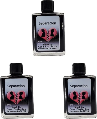 Vista 7 de Aceite para romper (Separación Aceite) Aceite de unción espiritual de CASA ESOTERICA Magic Space, hechizo de relación, para terminar conexiones