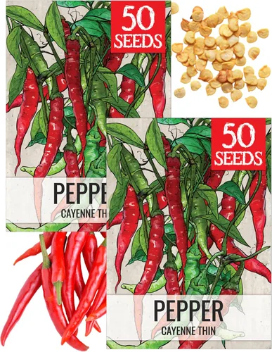 Vista 89 de Seed Needs - Semillas de pimiento arcoíris para plantar verduras, 1 paquete