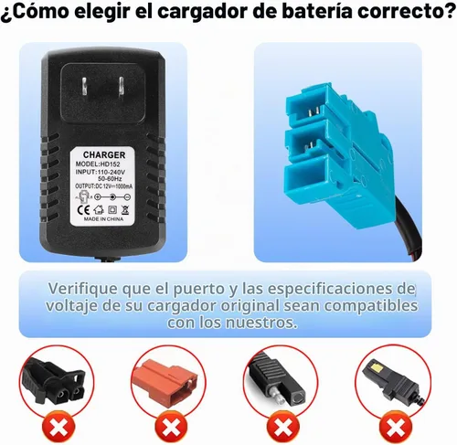 Vista 2 de Cargador de batería de 12 V para juguetes de paseo Peg-Perego