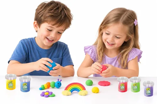 Vista 6 de Crayola Silly Scents - Masa de 48 unidades, tubos de 3 onzas, recuerdos de fiesta y juguetes para niños, juguetes no tóxicos para diversión