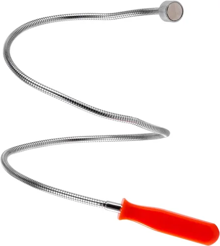 Vista 13 de Herramienta de recogida magnética flexible, palo de recogida extensible y plegable, extensible hasta 22.8” con capacidad de tracción de 20LB, útil