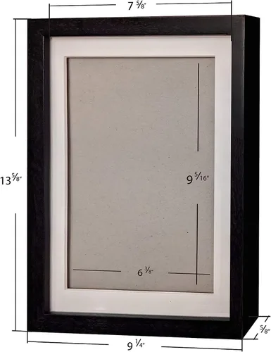 Vista 2 de Marco para Cómics 2 Pack, Marco de Madera MDF, Acolchado Libre de Ácidos, Protección UV 98% Policarbonato, Se Ajusta a Cómics hasta 6 3/4" x 10