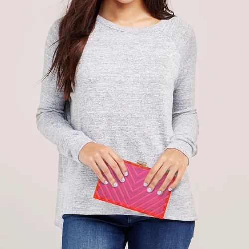 Vista 7 de WJCD Bolso de noche transparente para mujer, bolso de mano transparente acrílico transparente